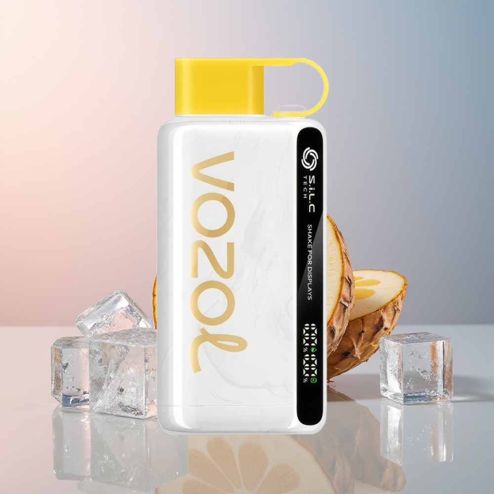 VOZOL STAR 9000/12000 Ananas Kokos Ijs met SiLC TECH en Recycled Plastic