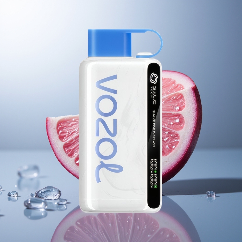 VOZOL STAR 9000/12000 Blauwe Framboos IJs met Snellere Oplading en Mondstukbescherming