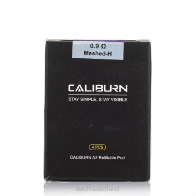 FXZZ1 UWELL CALIBURN A2 vervangende peulen | 4-pack - UWELL Nederland fecra un2 meshed-h 0,9ohm
