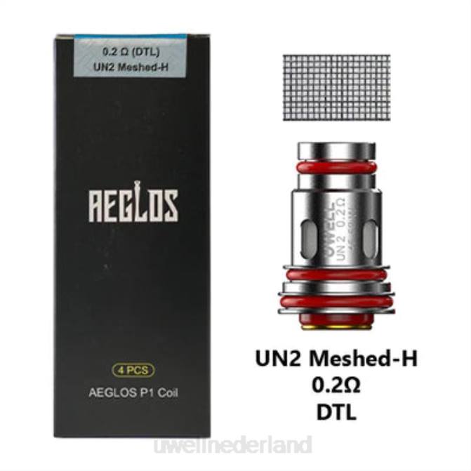 FXZZ271 UWELL AEGLOS spoelen | 4-pack - UWELL Nederland p1 un2 mesh-h 0,2 ohm