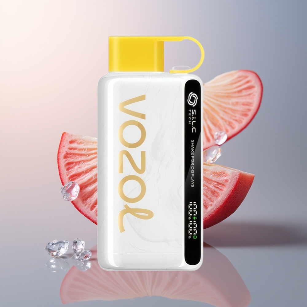 VOZOL STAR 9000/12000 Kers Perzik Limonade met Snel Opladen en Gerecycled Plastic